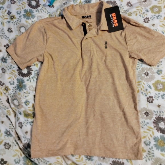 New Boys Bass Outdoor Polo Shirt Size 8 - Picture 1 of 3